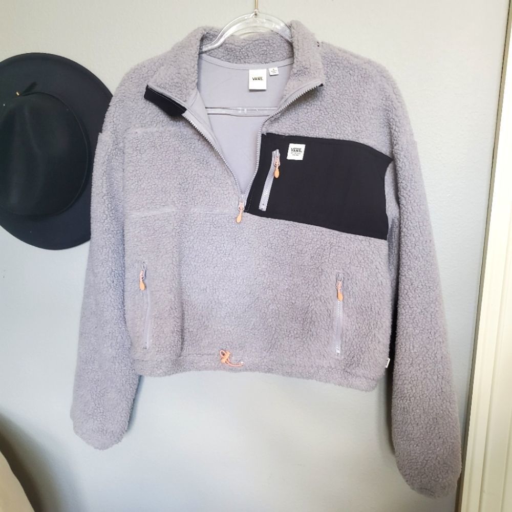 Vans Kirk Polar Fleece Half Zip Sweatshirt - Picture 2 of 6